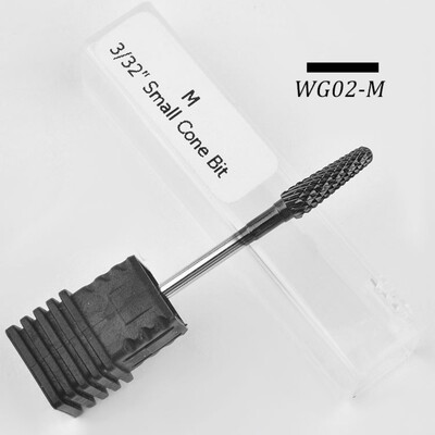 Τύπος Μαύρο Titanium Tungsten Carbide Nail Drill Bits Συσκευή για Αξεσουάρ τρυπανιού μανικιούρ Mills Cutter Remover Gel Tools