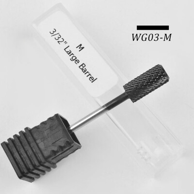 Τύπος Μαύρο Titanium Tungsten Carbide Nail Drill Bits Συσκευή για Αξεσουάρ τρυπανιού μανικιούρ Mills Cutter Remover Gel Tools