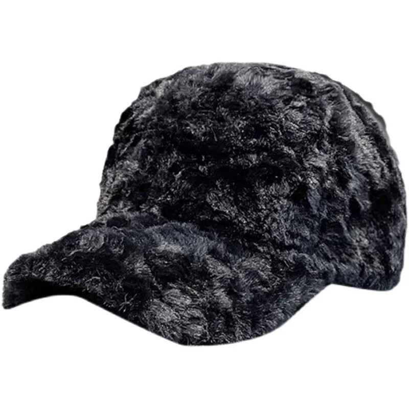 Ženske jesenske i zimske kape s janjećim puhom, jednostavne jednobojne, mekane, ležerne, japanske sjenile za sunce, tople bejzbolske kape Gorros
