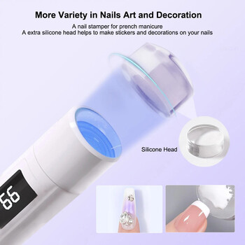 Mini Nails Drying Light UV LED Λάμπα νυχιών Μίνι UV με βάση για μανικιούρ Φορητή λάμπα στεγνωτηρίου νυχιών Επαγγελματική υπεριώδη