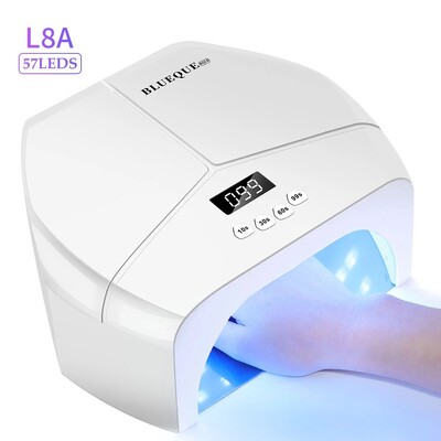 268W Big Power 57LEDs UV Lamp dryerner for Nails Professional Gel Polish Drying Lamp with four timer function for manicure