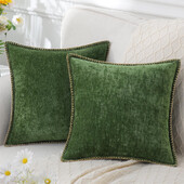 Κάλυμμα μαξιλαριού Kitinjoy Chenille 45x45cm Κάλυμμα μαξιλαριού μαλακό ριχτάρι Διακοσμητική τετράγωνη μαξιλαροθήκη για καναπέ-κρεβάτι Μαξιλαροθήκη50x50