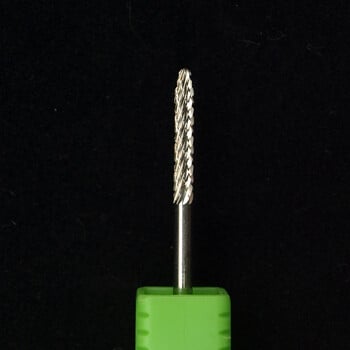 1 τεμ. Ασημί Pro carbide Nail Drill Bits Nail Art Electric Drill Machine Files Nail Art Tools κόβουν και γυαλίζουν το κάτω μέρος του νυχιού