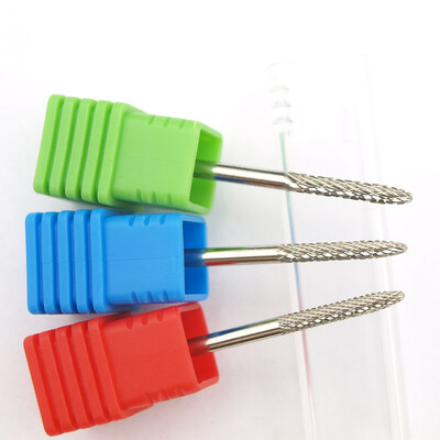 1vnt Silver Pro karbido nagų grąžtai Nail Art elektrinis gręžimo staklės, dildės Nail Art įrankiai, pjaunami ir poliruojami nago dugnas