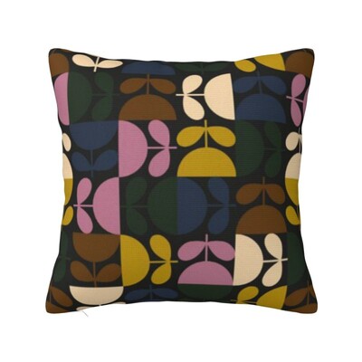 Husă de pernă nordică Orla Kiely, abstractă, cu tulpini multiple