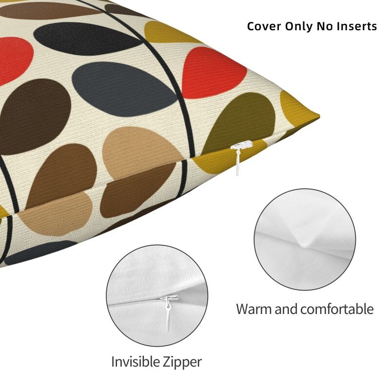 Husă de pernă nordică Orla Kiely, abstractă, cu tulpini multiple