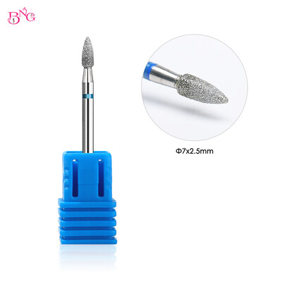 Καθαριστικό τρυπάνι νυχιών με σχήμα φλόγας, καθαρό τρυπάνι νυχιών 3/32'' Επαγγελματικό καθαριστικό καρβιδίου ασφαλείας κάτω από τα νύχια για το νεκρό δέρμα της επιδερμίδας