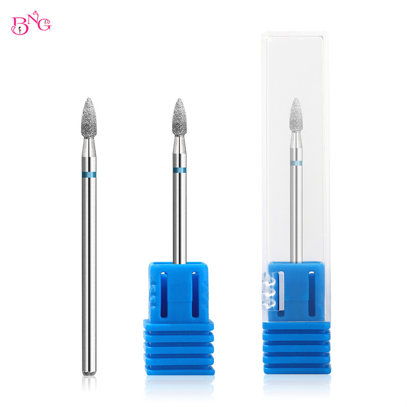 Καθαριστικό τρυπάνι νυχιών με σχήμα φλόγας, καθαρό τρυπάνι νυχιών 3/32'' Επαγγελματικό καθαριστικό καρβιδίου ασφαλείας κάτω από τα νύχια για το νεκρό δέρμα της επιδερμίδας