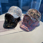 1buc șapcă de baseball cu paiete Pălărie de vară pentru copii șapcă ușoară respirabilă șapcă ocazională de zi cu zi pentru fete potrivită pentru copii