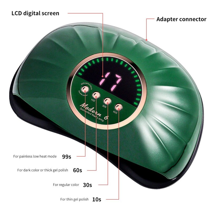 69LEDS Professzionális UV LED-es körömszárító lámpa az összes körömszárításhoz gél lakk infravörös érzékelős körömlámpa manikűr szalon eszközhöz