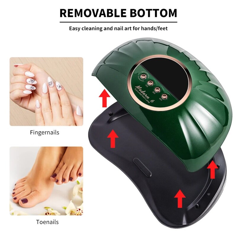 69LEDS Professzionális UV LED-es körömszárító lámpa az összes körömszárításhoz gél lakk infravörös érzékelős körömlámpa manikűr szalon eszközhöz