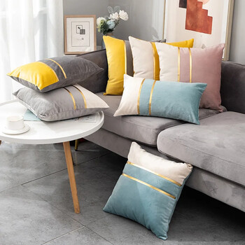 Nordic Cushion Cover Color Ratting Dutch Velvet Throw Μαξιλαροθήκη Καναπέ Μαξιλάρι Κάλυμμα Μέσης Σπιτιού Διακοσμητική Μαξιλαροθήκη 30x50cm