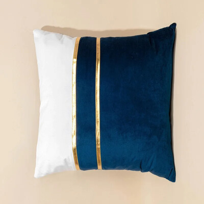 Husă de pernă Nordică Cusătură de culoare Față de pernă din catifea olandeză Husă de pernă pentru canapea Față de pernă decorativă pentru casă 30x50cm