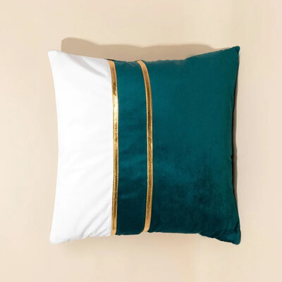 Husă de pernă Nordică Cusătură de culoare Față de pernă din catifea olandeză Husă de pernă pentru canapea Față de pernă decorativă pentru casă 30x50cm