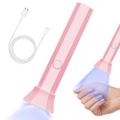 LULAA Handheld Salon Quick Dry Μηχάνημα στεγνωτηρίου νυχιών USB Εργαλεία οικιακής φωτοθεραπείας Επαναφορτιζόμενη λάμπα νυχιών UV LED Μίνι στυλό φακού