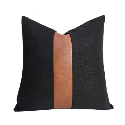 Perna din piele alb-negru perna stil minimalist perna canapea dormitor perna decorare fereastra perna decor casa