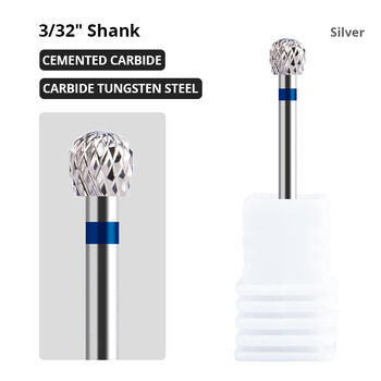 LadyMisty Tungsten Carbide Nail Drill Bit Electric Nail Mills Cutter για Αξεσουάρ νυχιών μηχανής μανικιούρ