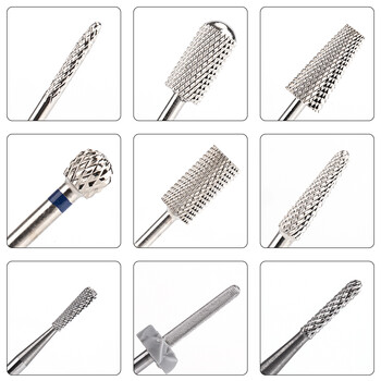 LadyMisty Tungsten Carbide Nail Drill Bit Electric Nail Mills Cutter για Αξεσουάρ νυχιών μηχανής μανικιούρ