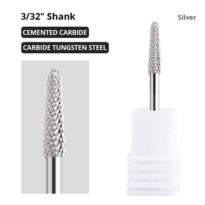 LadyMisty Svrdlo za nokte od volfram karbida Električno glodalo za nokte Rezač za stroj za manikuru Dodaci za nokte