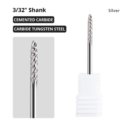 LadyMisty Svrdlo za nokte od volfram karbida Električno glodalo za nokte Rezač za stroj za manikuru Dodaci za nokte