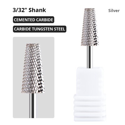 LadyMisty Svrdlo za nokte od volfram karbida Električno glodalo za nokte Rezač za stroj za manikuru Dodaci za nokte