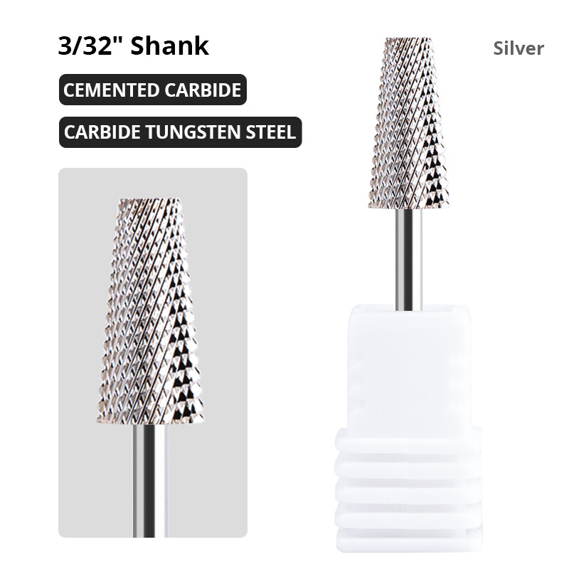 LadyMisty Svrdlo za nokte od volfram karbida Električno glodalo za nokte Rezač za stroj za manikuru Dodaci za nokte