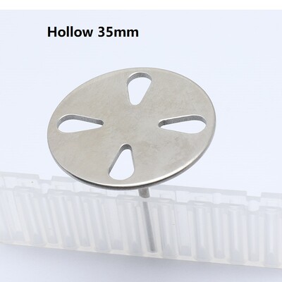 Nauja! 35 mm nerūdijančio plieno šlifavimo popieriaus diskas 3/32 colių apvalaus metalinio disko vinių grąžtai priedai