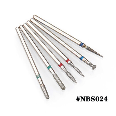 6PCS Glodalo za manikuru Dijamantna keramika NBS set glava za brušenje noktiju Gel električni aparat za manikuru Dodaci Alati