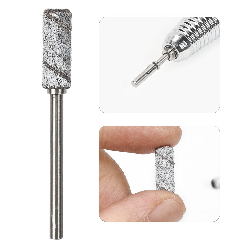 Mini Zebra trake za brušenje noktiju za trn od 3,1 mm, zrnatost 80/120/180/240, električne svrdla za manikuru, alati za skidanje laka za pedikuru