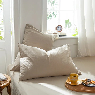 1 Ζευγάρι καρό ριγέ 100% βαμβακερό κάλυμμα μαξιλαριού καμβά Μαξιλαροθήκη Καρέκλα καναπέ Διακοσμητικό για το σπίτι Κάλυμμα μαξιλαριού ριχτάρι 30x50/40x60/48x74 cm