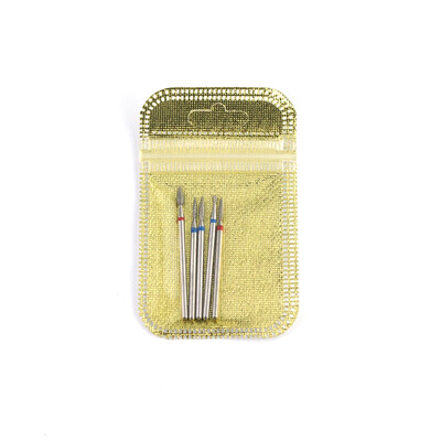 5 τμχ/συσκευασία Diamond Milling Cutter Nail Drill Rotary Bits Σετ λίμες νυχιών Cuticle Clean Burr Manicure Cutter Nail Art Tools