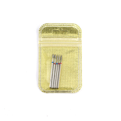 5 τμχ/συσκευασία Diamond Milling Cutter Nail Drill Rotary Bits Σετ λίμες νυχιών Cuticle Clean Burr Manicure Cutter Nail Art Tools