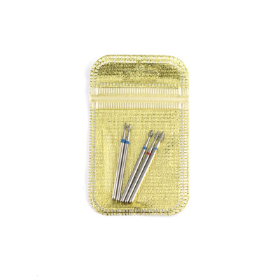 5 τμχ/συσκευασία Diamond Milling Cutter Nail Drill Rotary Bits Σετ λίμες νυχιών Cuticle Clean Burr Manicure Cutter Nail Art Tools