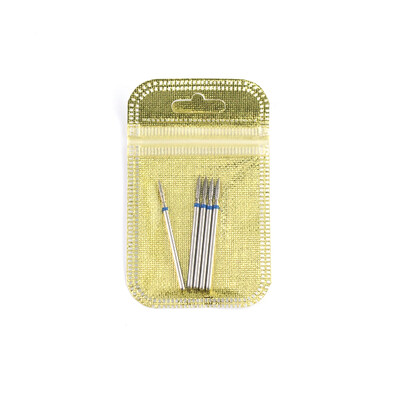 5 τμχ/συσκευασία Diamond Milling Cutter Nail Drill Rotary Bits Σετ λίμες νυχιών Cuticle Clean Burr Manicure Cutter Nail Art Tools