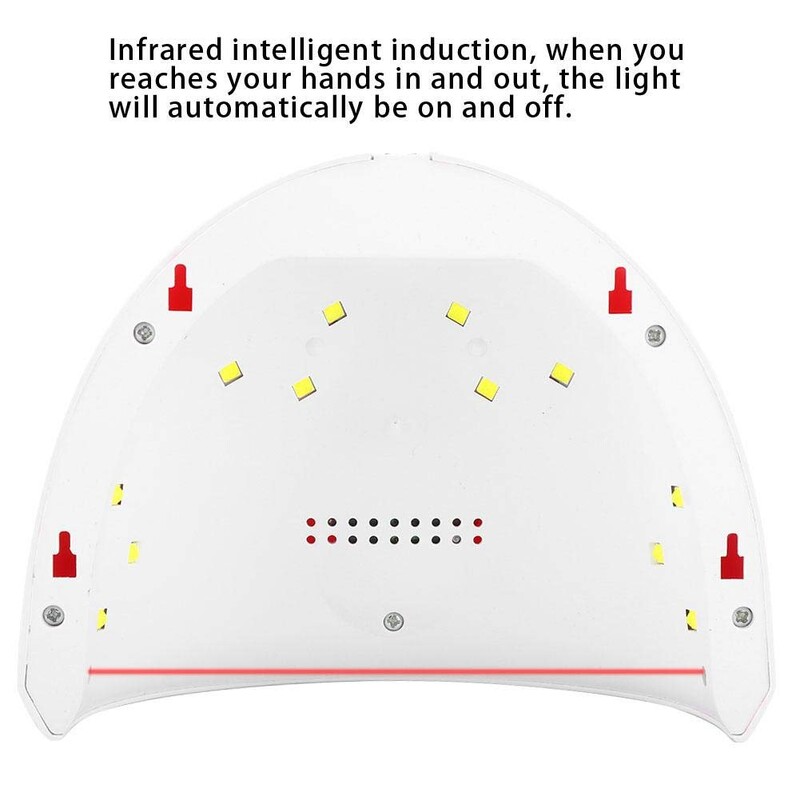 LULAA UV Nail Dryer Gel Εργαλείο μανικιούρ νυχιών φωτός με αυτόματο αισθητήρα για το σπίτι κομμωτήριο Fingernail Led λάμπα νυχιών για λάμπες ωρίμανσης