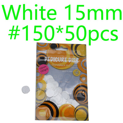 Naujas~Juodas/Baltas Šlifavimo popierius 50/vnt Pedikiūro pėdų priežiūros įrankiai 15mm 20mm 25mm nagų grąžtas Diskinis diskas Salon Calluse Keičiamas