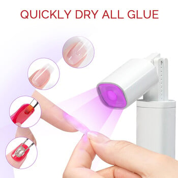 Μηχάνημα στεγνώματος με λάμπα νυχιών UV Quick Drying LED φως νυχιών για ωρίμανση όλων των Gel Polish Machine Nail Art Tools with LED Screen