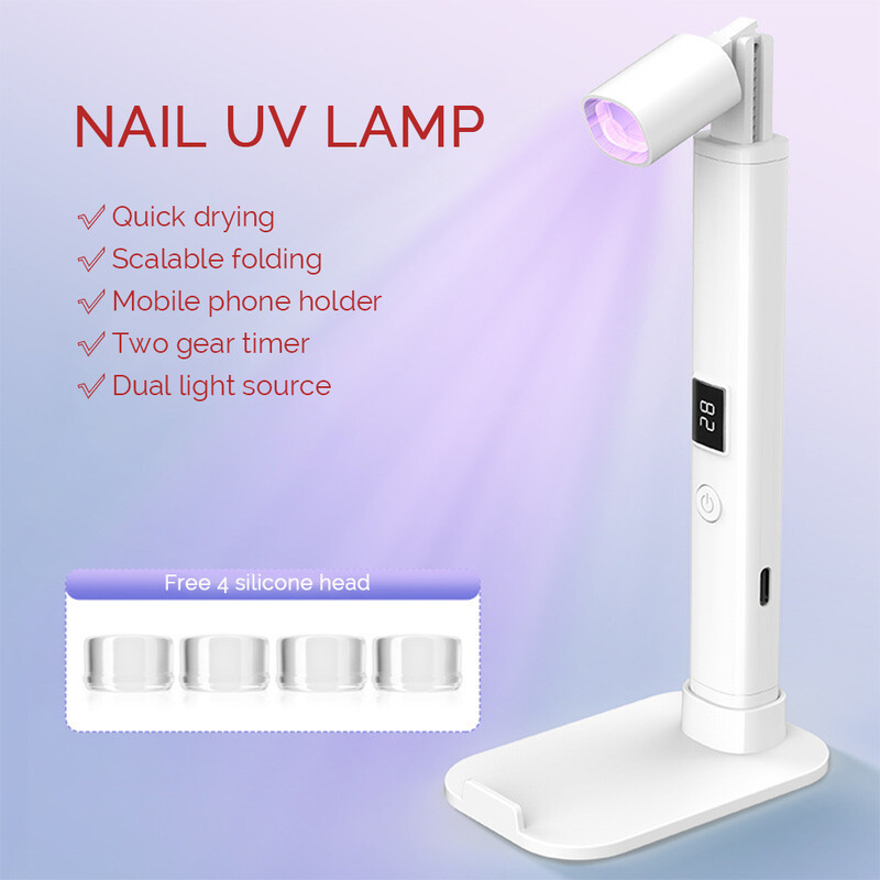 UV lampa za sušenje noktiju Stroj za brzo sušenje LED svjetlo za nokte za stvrdnjavanje svih gelova za manikuru Alati za uređenje noktiju s LED ekranom