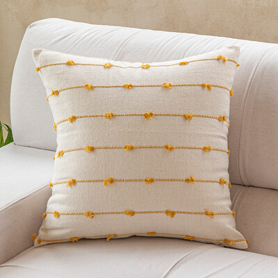 Prugasta jastučnica Jacquard Plava Pamuk Žuta Siva Crna Ružičasta Bež 45x45cm 30x50cm Dekoracija doma Jastučnica Dnevni boravak