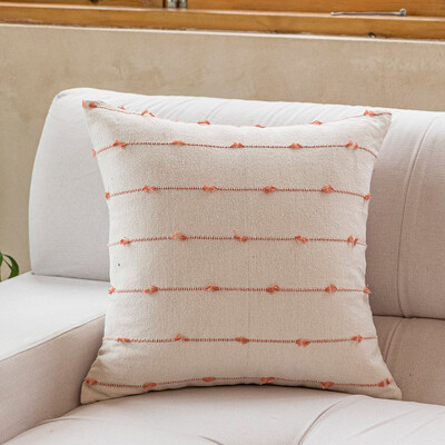 Prugasta jastučnica Jacquard Plava Pamuk Žuta Siva Crna Ružičasta Bež 45x45cm 30x50cm Dekoracija doma Jastučnica Dnevni boravak