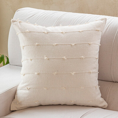 Prugasta jastučnica Jacquard Plava Pamuk Žuta Siva Crna Ružičasta Bež 45x45cm 30x50cm Dekoracija doma Jastučnica Dnevni boravak