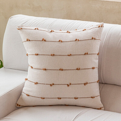 Prugasta jastučnica Jacquard Plava Pamuk Žuta Siva Crna Ružičasta Bež 45x45cm 30x50cm Dekoracija doma Jastučnica Dnevni boravak