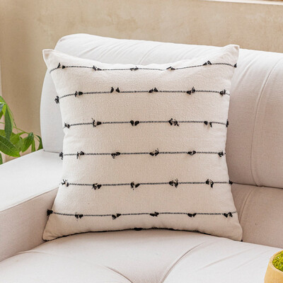 Prugasta jastučnica Jacquard Plava Pamuk Žuta Siva Crna Ružičasta Bež 45x45cm 30x50cm Dekoracija doma Jastučnica Dnevni boravak
