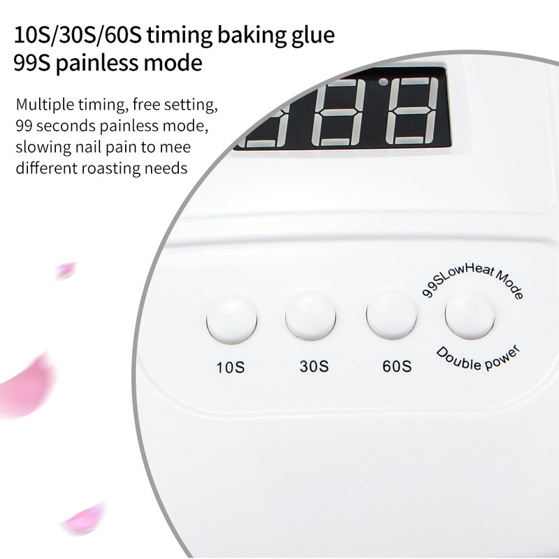 Επαγγελματική λάμπα νυχιών LULAA UV LED Επαγγελματικό στεγνωτήριο νυχιών LED Display Gel Βερνίκι νυχιών Στεγνωτική λάμπα στεγνώματος Εργαλείο μανικιούρ Εξοπλισμός σαλονιού