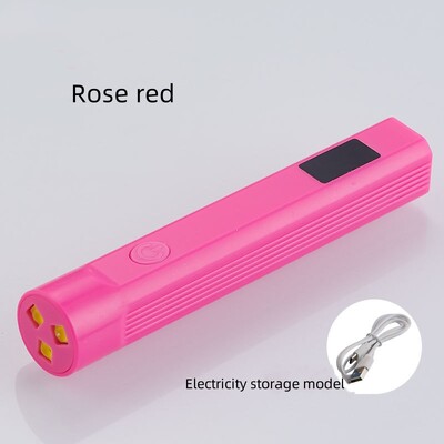 Patogi rankinė nagų džiovintuvo lempa UV/LED nagų kietėjimo gelio lako nagų dailės priemonė, USB įkraunama greitai džiūstanti nagų lempa