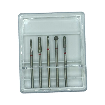 5 kom./lot Dijamantna glodala za početnike u manikuri Svrdla za nokte Uklanjanje mrtve kože na rubu nokta Alat