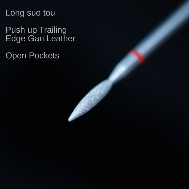 5 kom./lot Dijamantna glodala za početnike u manikuri Svrdla za nokte Uklanjanje mrtve kože na rubu nokta Alat