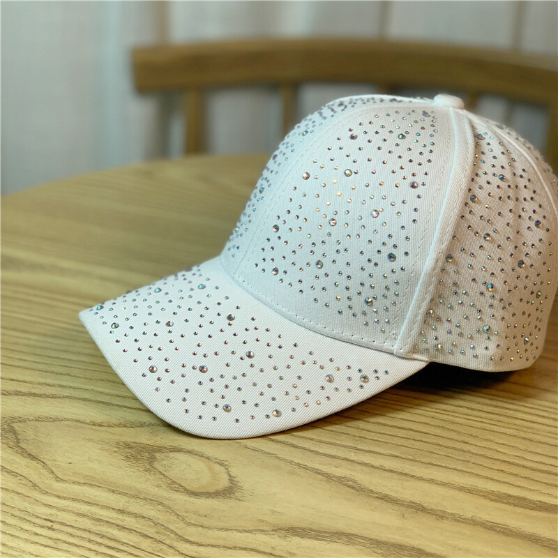 Ženske kape sa dijamantskim dijamantskim dijamantskim kapama za sunčanje Swag Casquette Snap Back Gorras Jednobojne ljetne bejzbol kape Dad Girl Bone Snapback