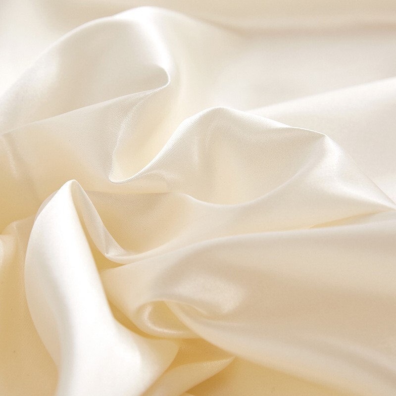 Jastučnica od 1 komada Super mekana imitirana satenska svilena jastučnica s patentnim zatvaračem za kosu i kožu, prozračna svilena jastučnica s obje strane