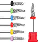 Jauns nagu urbis 3/32 frēzes karbīda manikīra urbji elektriskā pedikīra iekārtai nagu mākslas aprīkojuma piederums